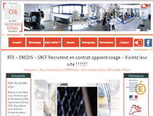 Tablet Screenshot of cfa.eiffel-bordeaux.org